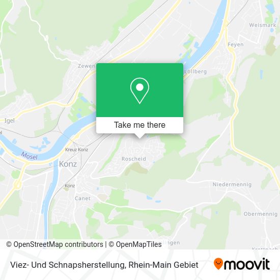 Карта Viez- Und Schnapsherstellung