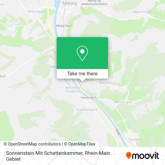 Карта Sonnenstein Mit Schattenkammer