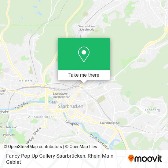 Карта Fancy Pop-Up Gallery Saarbrücken