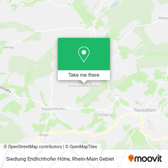 Карта Siedlung Endlichhofer Höhe