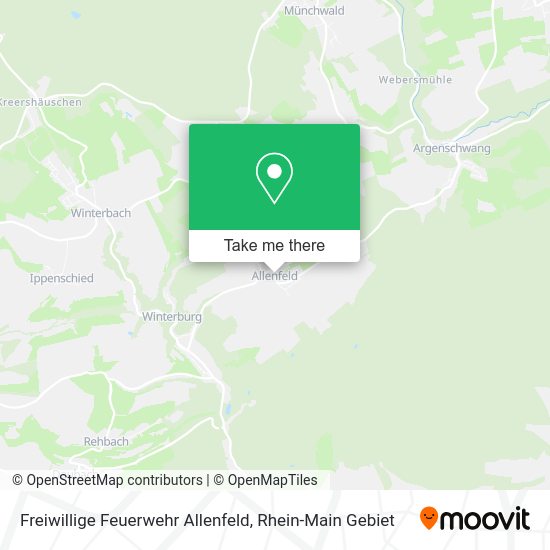 Карта Freiwillige Feuerwehr Allenfeld