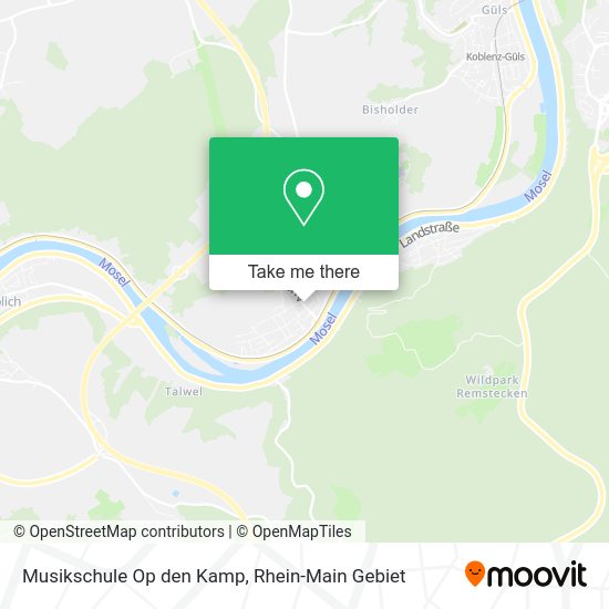 Карта Musikschule Op den Kamp