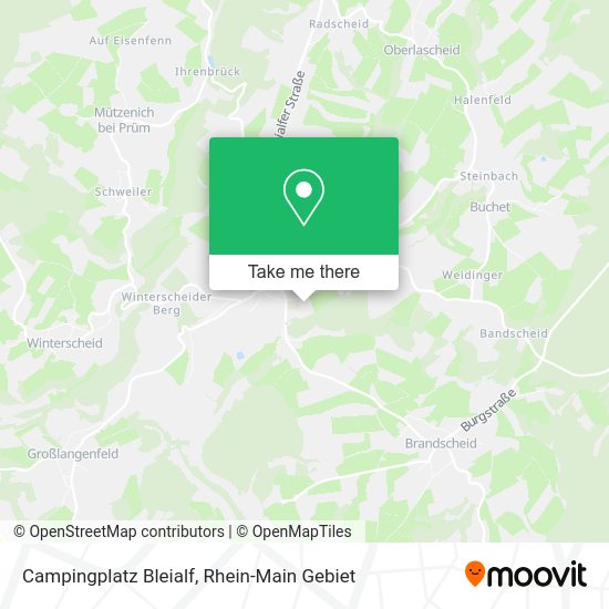Карта Campingplatz Bleialf
