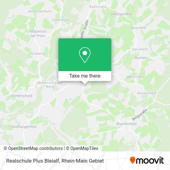 Карта Realschule Plus Bleialf