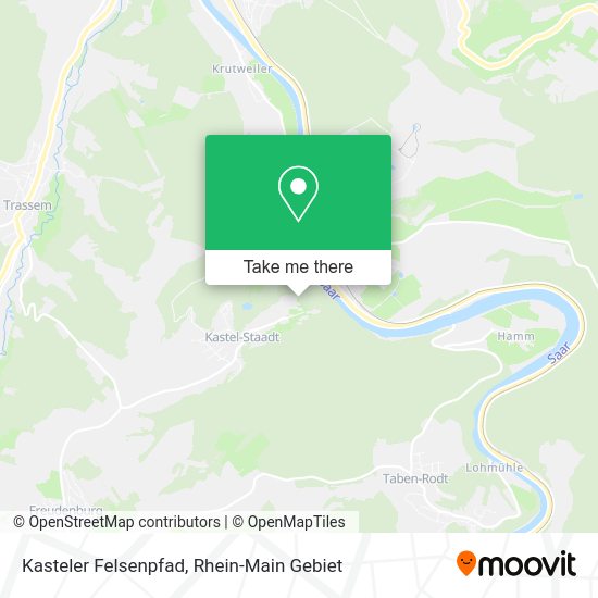 Карта Kasteler Felsenpfad