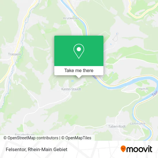 Felsentor map