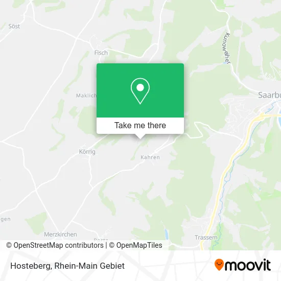 Карта Hosteberg