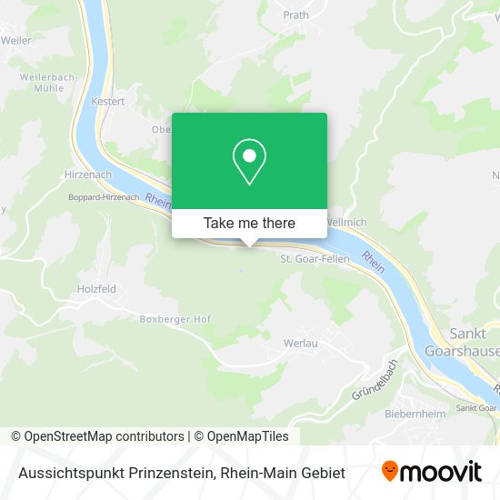 Карта Aussichtspunkt Prinzenstein