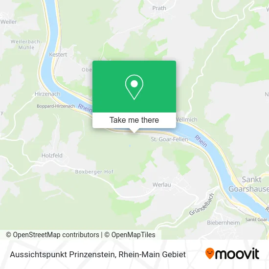 Карта Aussichtspunkt Prinzenstein