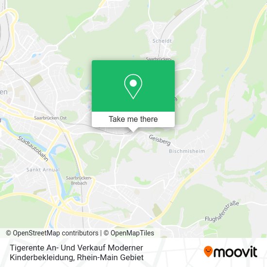 Карта Tigerente An- Und Verkauf Moderner Kinderbekleidung