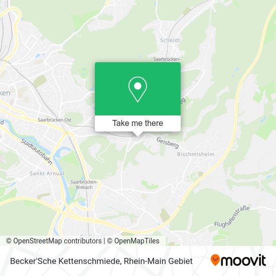 Карта Becker'Sche Kettenschmiede
