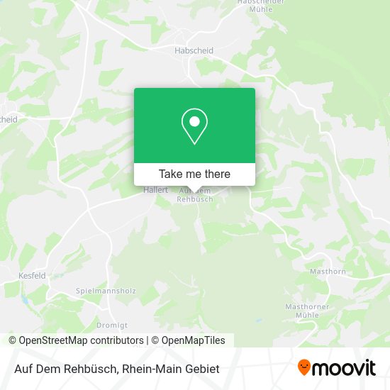 Карта Auf Dem Rehbüsch