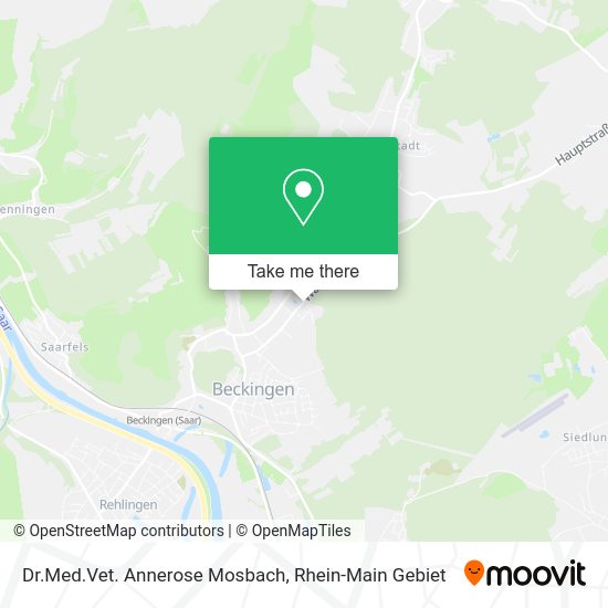 Карта Dr.Med.Vet. Annerose Mosbach