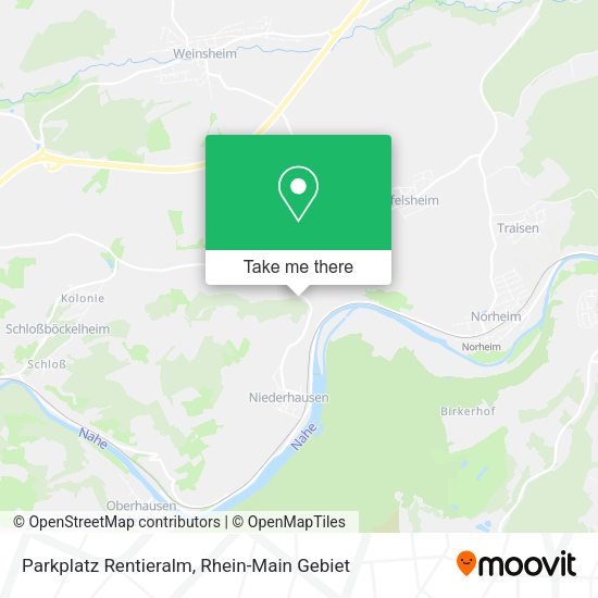 Карта Parkplatz Rentieralm