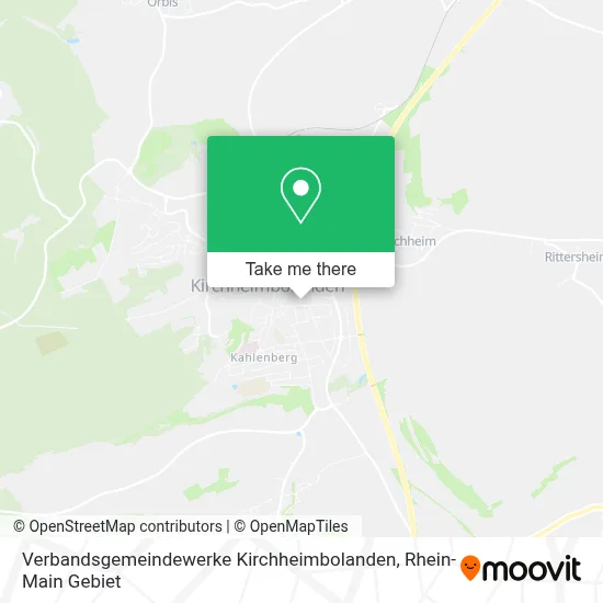 Verbandsgemeindewerke Kirchheimbolanden map