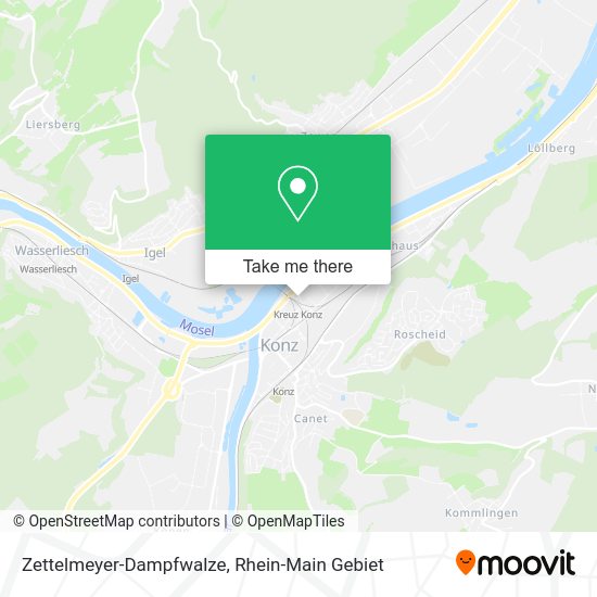 Карта Zettelmeyer-Dampfwalze