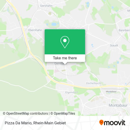 Карта Pizza Da Mario