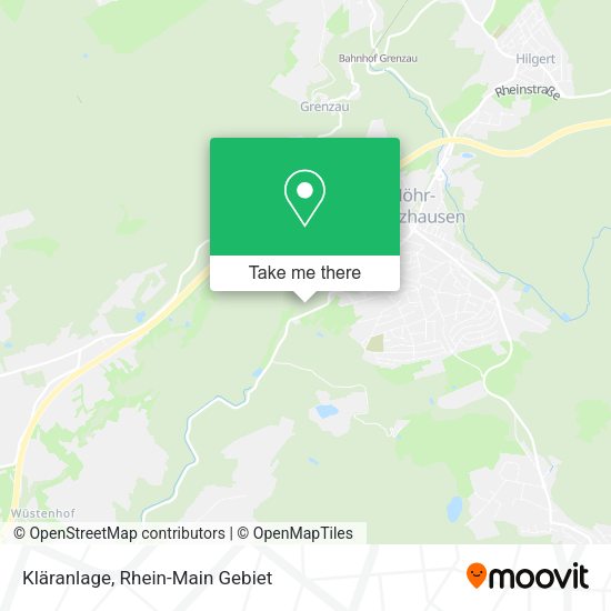 Карта Kläranlage