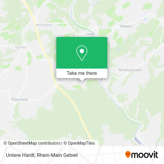 Карта Untere Hardt