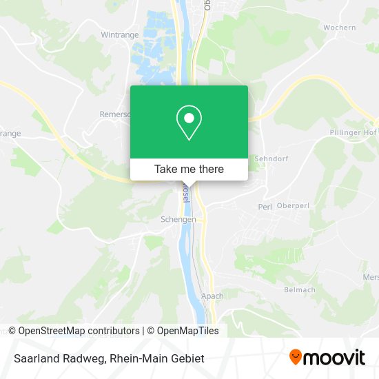 Карта Saarland Radweg
