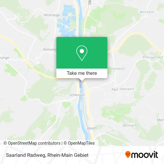 Карта Saarland Radweg