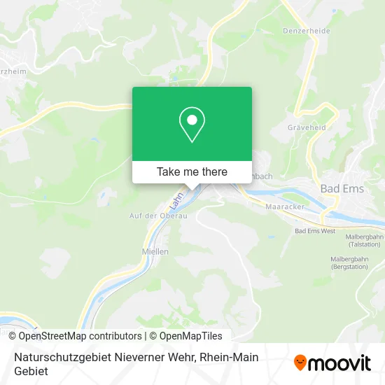 Карта Naturschutzgebiet Nieverner Wehr
