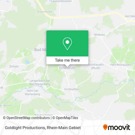 Goldlight Productions map