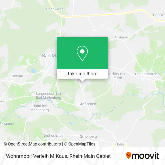Карта Wohnmobil-Verleih M.Kaus