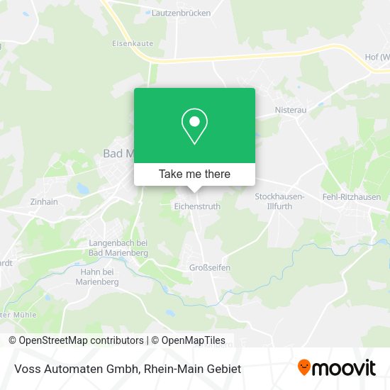 Карта Voss Automaten Gmbh