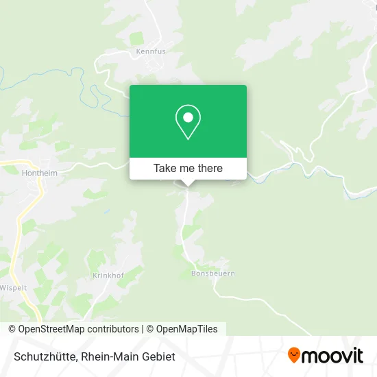 Карта Schutzhütte