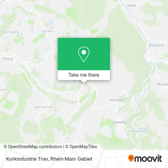 Карта Korkindustrie Trier