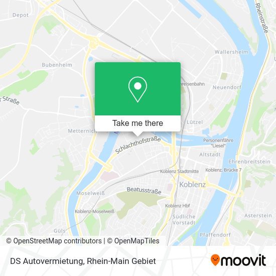 Карта DS Autovermietung