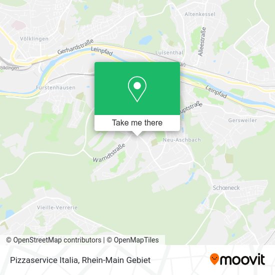 Карта Pizzaservice Italia