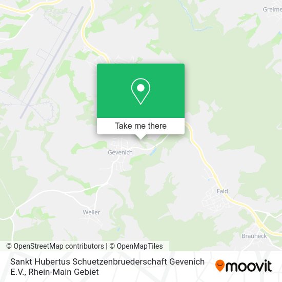 Карта Sankt Hubertus Schuetzenbruederschaft Gevenich E.V.
