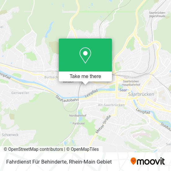 Карта Fahrdienst Für Behinderte