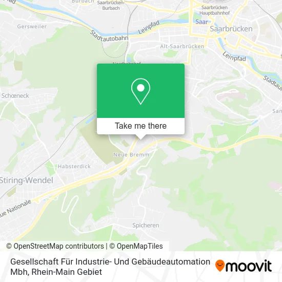 Карта Gesellschaft Für Industrie- Und Gebäudeautomation Mbh