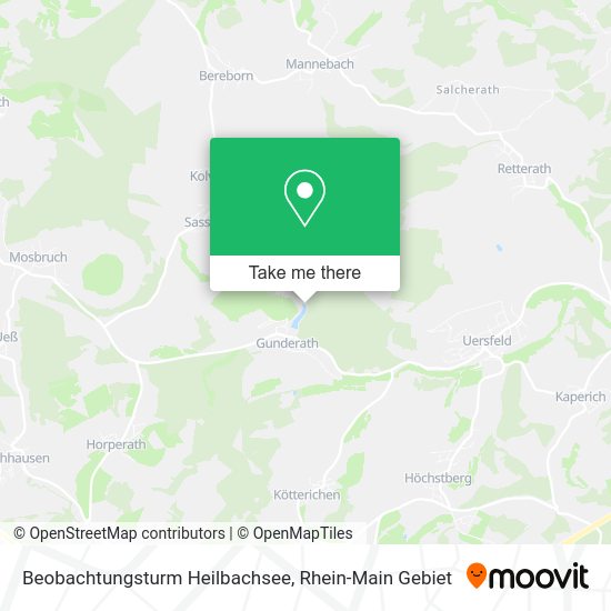 Карта Beobachtungsturm Heilbachsee