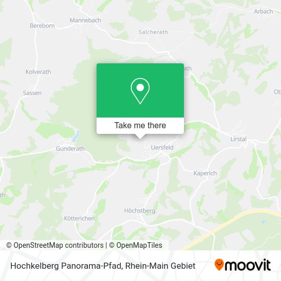 Карта Hochkelberg Panorama-Pfad