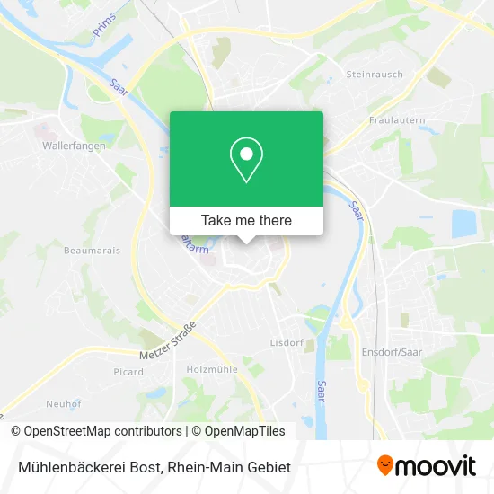 Карта Mühlenbäckerei Bost