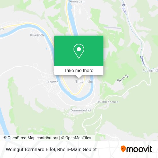 Карта Weingut Bernhard Eifel