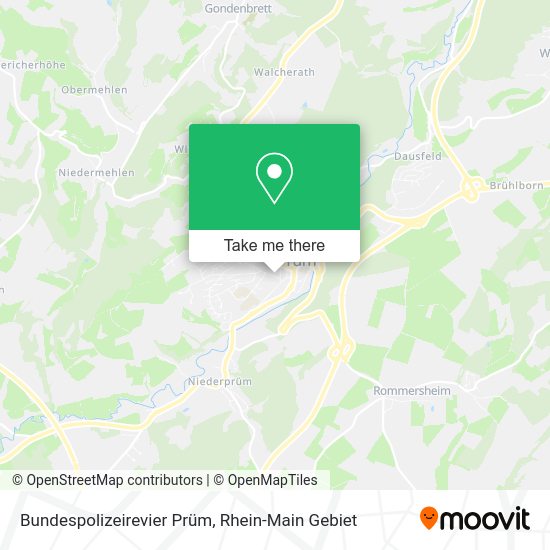 Карта Bundespolizeirevier Prüm