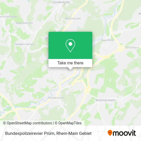 Карта Bundespolizeirevier Prüm