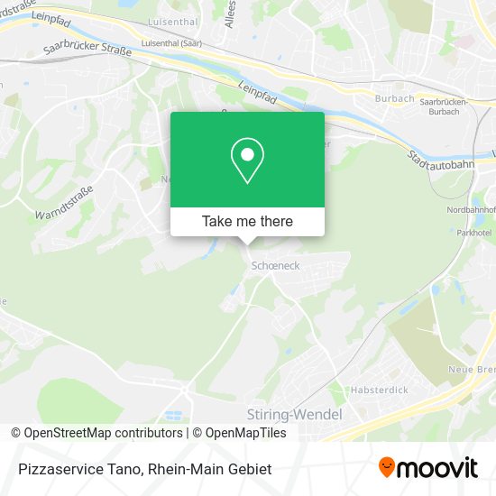 Карта Pizzaservice Tano