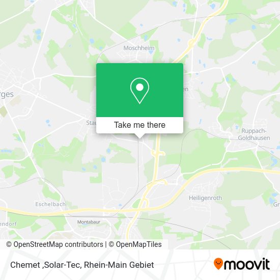 Карта Chemet ,Solar-Tec