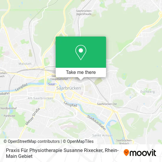 Карта Praxis Für Physiotherapie Susanne Rixecker