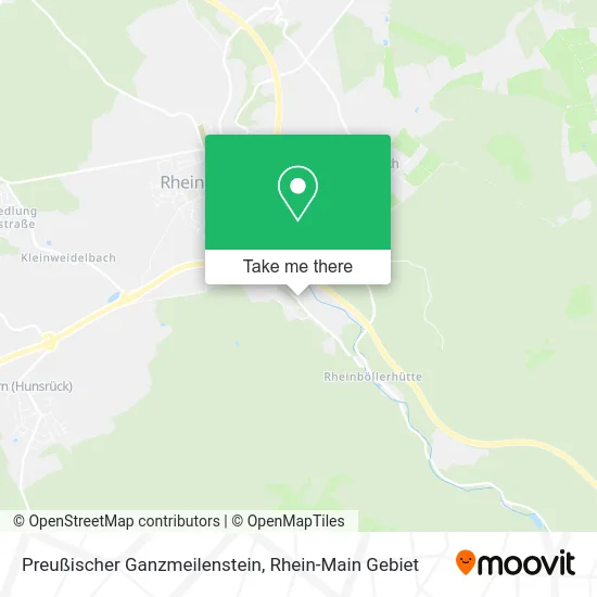 Карта Preußischer Ganzmeilenstein