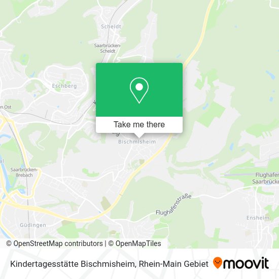 Карта Kindertagesstätte Bischmisheim