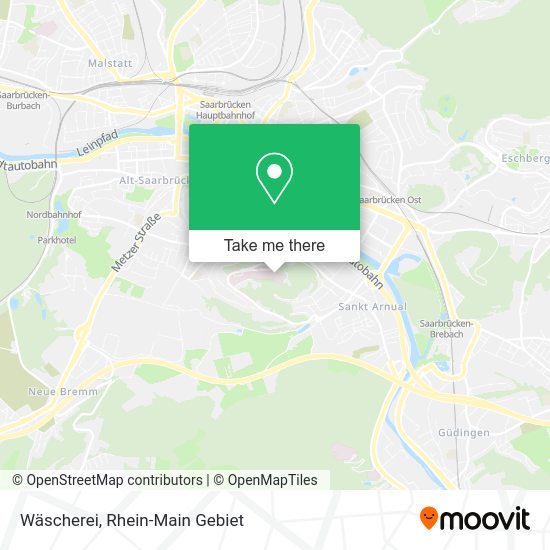 Карта Wäscherei