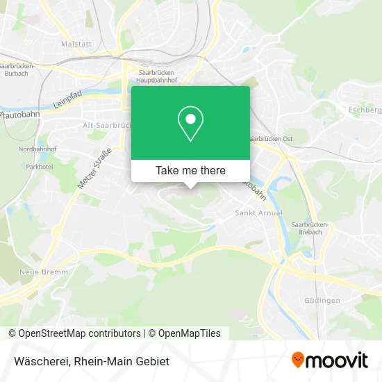 Карта Wäscherei