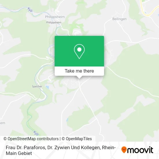 Карта Frau Dr. Paraforos, Dr. Zywien Und Kollegen